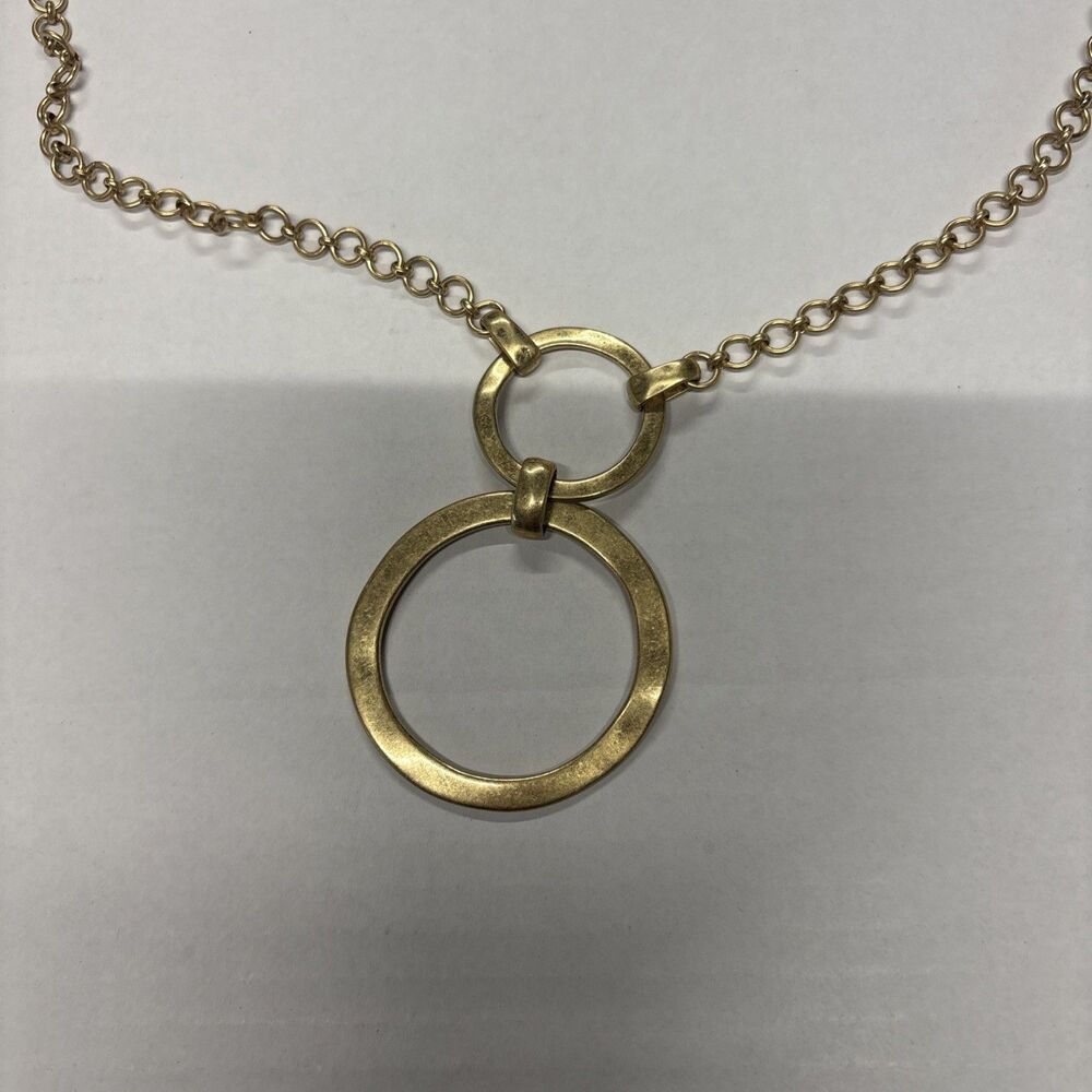 CABi Jewelry Lot 4 Gold Tone Necklaces Layered Statement Minimalist Bundle - Picture 11 of 16